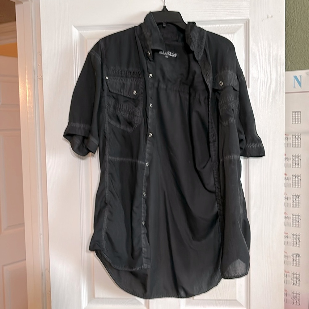 xl buckle affliction button up